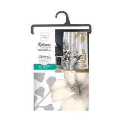 Duschvorhang mit Haken KELLY