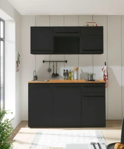 Küchenblock JAZZ SINGLE Z 160 BLACK