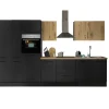 Küchenblock mit E-Geräten CORNWALL (Zeile-Backofen-Kühlschrank-Apotheker) VII