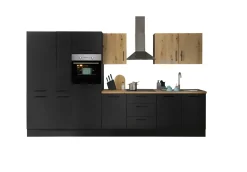 Küchenblock mit E-Geräten CORNWALL (Zeile-Backofen-Kühlschrank-Apotheker) VII