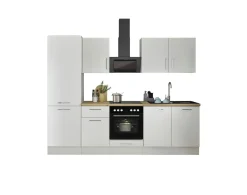 Küchenblock mit E-Geräten CORNWALL (Zeile-Kühlschrank) II