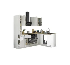Küchenblock mit E-Geräten CORNWALL (Ecke-Apotheker) II