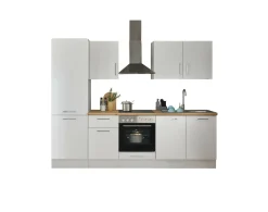 Küchenblock mit E-Geräten CORNWALL (Zeile-Kühlschrank) I