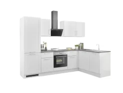 Küchenblock mit E-Geräten HASTINGS (Ecke-Kühlschrank) I