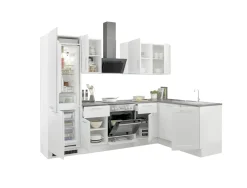Küchenblock mit E-Geräten HASTINGS (Ecke-Kühlschrank) I