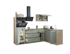 Küchenblock mit E-Geräten HASTINGS (Ecke-Hochschrank) II