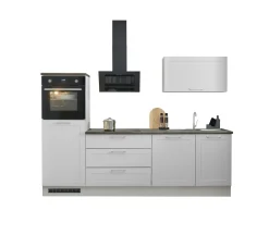 Küchenblock mit E-Geräten HASTINGS (Zeile-Hochschrank) I