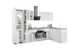 Küchenblock mit E-Geräten HASTINGS (Ecke-Kühlschrank-Apotheker) I