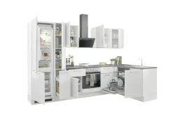 Küchenblock mit E-Geräten HASTINGS (Ecke-Kühlschrank-Apotheker) I