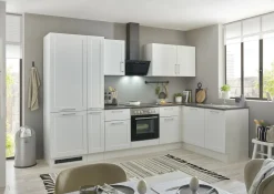 Küchenblock mit E-Geräten HASTINGS (Ecke-Kühlschrank-Apotheker) I