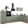 Küchenblock mit E-Geräten HASTINGS (Ecke-Geräteschrank-Herdumbau) II