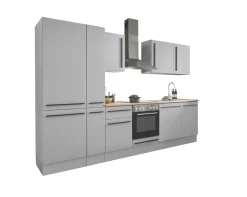 Küchenblock mit E-Geräten MANCHESTER (Zeile-Kühlschrank-Apotheker) II
