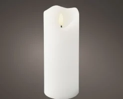 LED Echtwachskerze RUSTIK