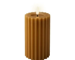 LED Echtwachskerze STRIPE