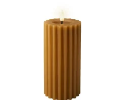 LED Echtwachskerze STRIPE