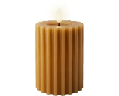 LED Echtwachskerze STRIPE