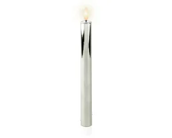 LED Stabkerze CHROM