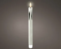 LED Stabkerze CHROM