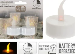 LED Teelichter 2er Set LED