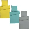 Premium Satin Uni Bettwäsche 135x200cm Nickita