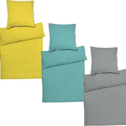 Premium Satin Uni Bettwäsche 135x200cm Nickita