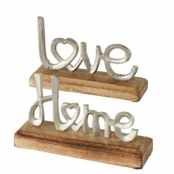 Schriftzug sortiert LOVE HOME