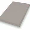 Spannbetttuch 190x200cm kiesel