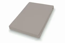 Spannbetttuch 100x200cm kiesel