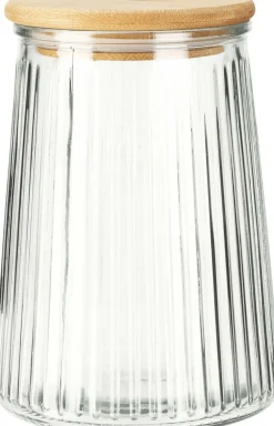 Vorratsdosen mit Rillen 1000ML KITCHEN MARKET